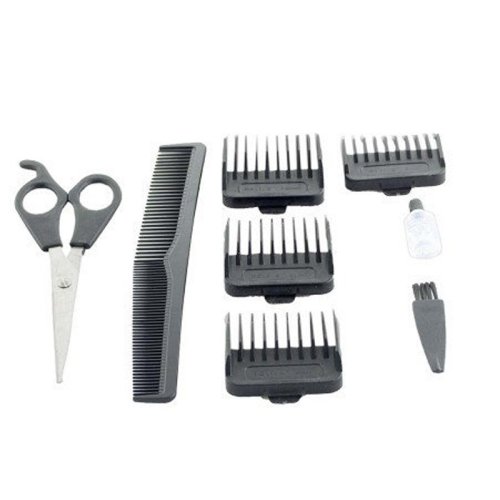 Машинка для стрижки волосся Domotec MS-3303 з насадками для точної стрижки