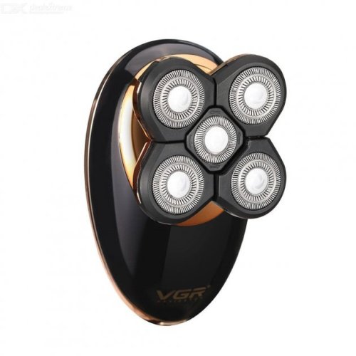 Бездротова електробритва VGR V-316 для чоловіків, вологостійка, для сухого та вологого гоління
