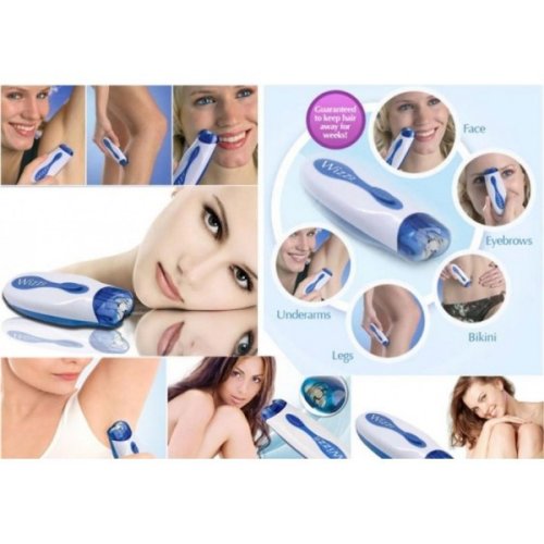 Електроепілятор Wizzit 2-в-1 для видалення волосся + манікюрний набір у чохлі (дорожній)