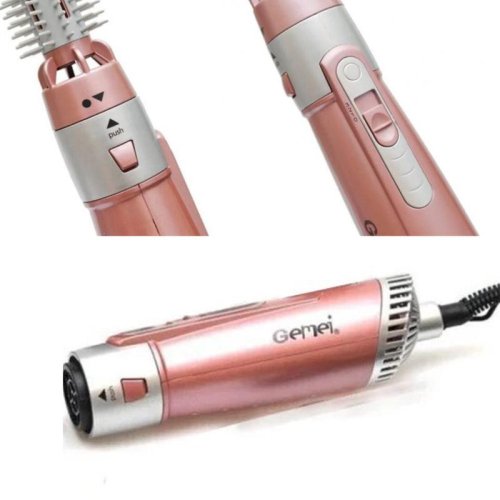 Фен-мультистайлер Gemei GM-4831 7в1 з насадками: сушка, укладка, випрямлення, обʼєм