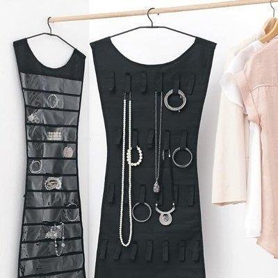 Двосторонній підвісний органайзер‑сукня для прикрас і аксесуарів, багатофункціональний