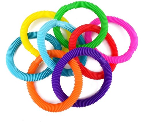 Антистрес-іграшка Pop Tube (поп туб): різнокольорові поп-труби Pop Tubes