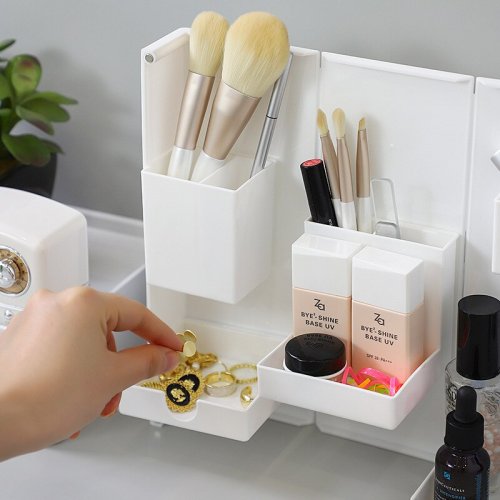 Складний настільний органайзер для канцелярії, косметики та аксесуарів