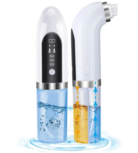Вакуумний очищувач пор Face Slimmer: бездротовий гідропілінг і вакуумне чищення обличчя, USB зарядка