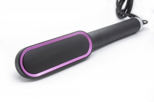 Розчіска-випрямляч Hair Straightener 909B: праска-щітка з турмаліном, 6 температурних режимів