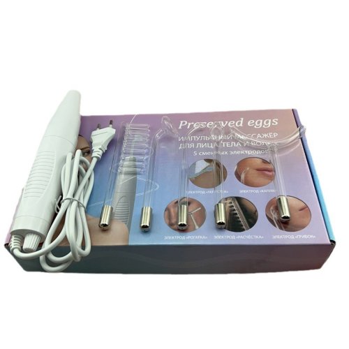 Косметологічний дарсонваль Darsonval — імпульсний масажер для обличчя, тіла та волосся