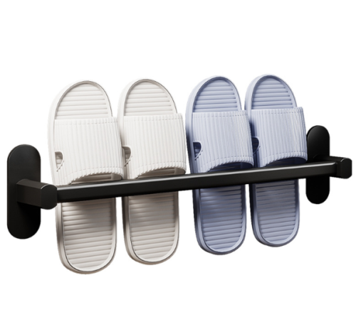 Підвісний настінний органайзер-вішалка для тапочок і рушників, тримач 38 см