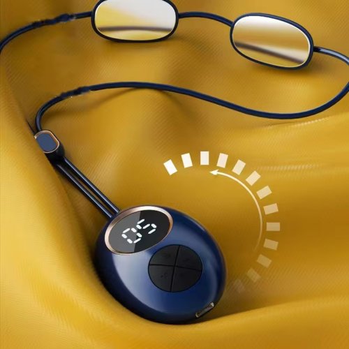 Бездротовий EMS масажер для шиї Neck Massager DZ-02: 5 режимів, підігрів, імпульсний масаж