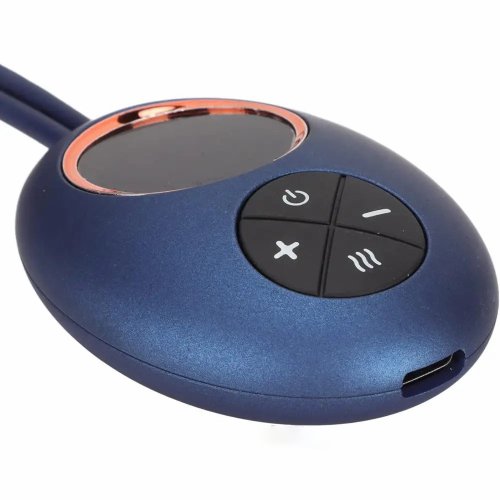 Бездротовий EMS масажер для шиї Neck Massager DZ-02: 5 режимів, підігрів, імпульсний масаж