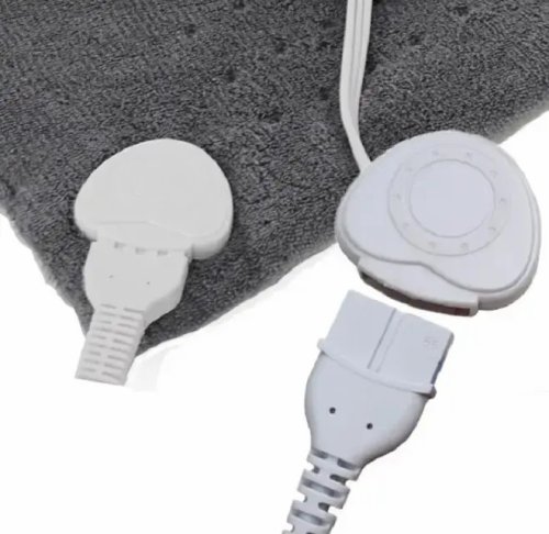 Електромасажна грілка‑підстилка MASSAGING WEIGHTED HEATING PAD для спини, флісова мінінакидка