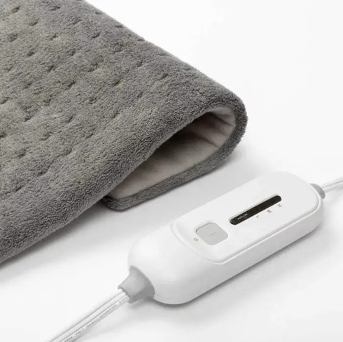 Електромасажна грілка‑підстилка MASSAGING WEIGHTED HEATING PAD для спини, флісова мінінакидка