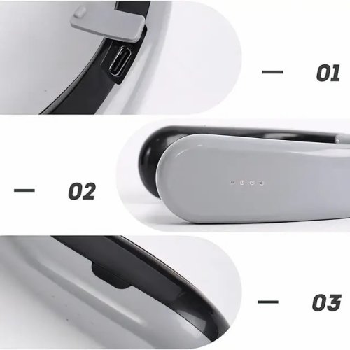 Портативний обігрівач для шиї Handy Heater: бездротова USB грілка-обруч, 4 режими