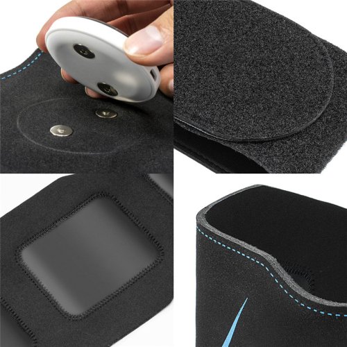 EMS+ міостимулятор‑пояс для преса з електроімпульсним масажем, USB‑зарядка