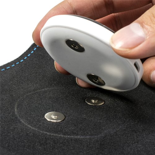 EMS+ міостимулятор‑пояс для преса з електроімпульсним масажем, USB‑зарядка