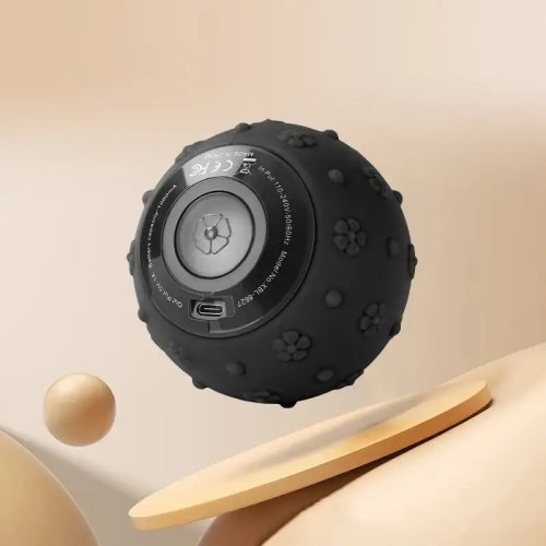 Вібромасажер-куля 9 см на акумуляторі, 5 режимів масажу для тіла /16992