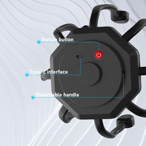 Електромасажер для голови «Восьминіг» з вібрацією та USB-зарядкою, релакс-масажер