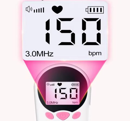 Фетальний допплер XL-1311 3,0 МГц: детектор серцебиття плоду для вагітних, на батарейках