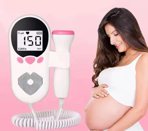 Фетальний допплер XL-1311 3,0 МГц: детектор серцебиття плоду для вагітних, на батарейках