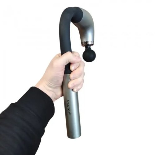 Перкусійний масажер MP-930 U-подібний для спини й тіла, 4 насадки