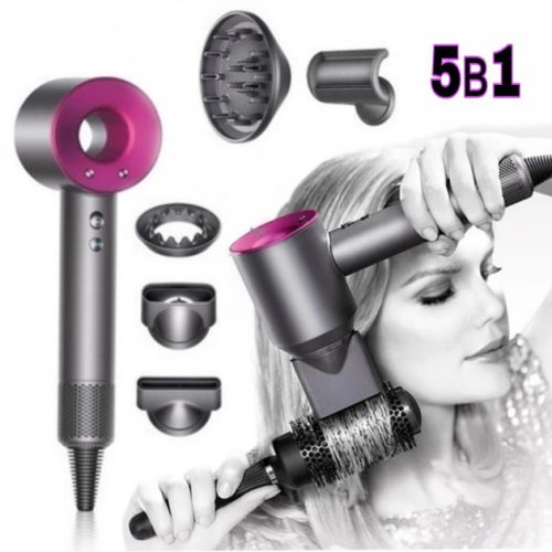 Професійний фен для волосся Supersonic з 5 насадками