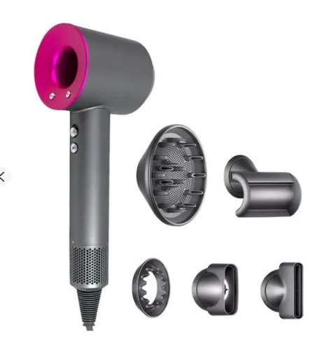 Професійний фен для волосся Supersonic з 5 насадками