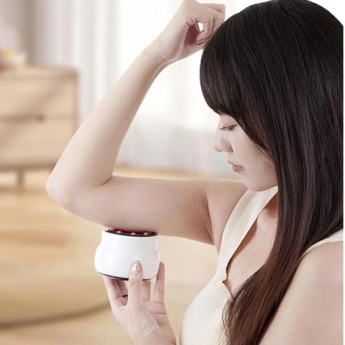 Антицелюлітний вакуумний масажер ILY-873, акумуляторний ручний для всього тіла