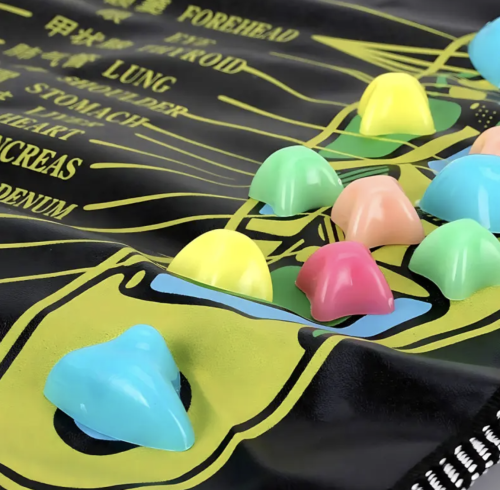 Масажний килимок-доріжка з камінцями 35×70 см для ніг і спини