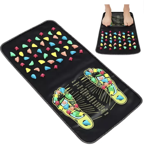 Масажний килимок-доріжка з камінцями 35×70 см для ніг і спини