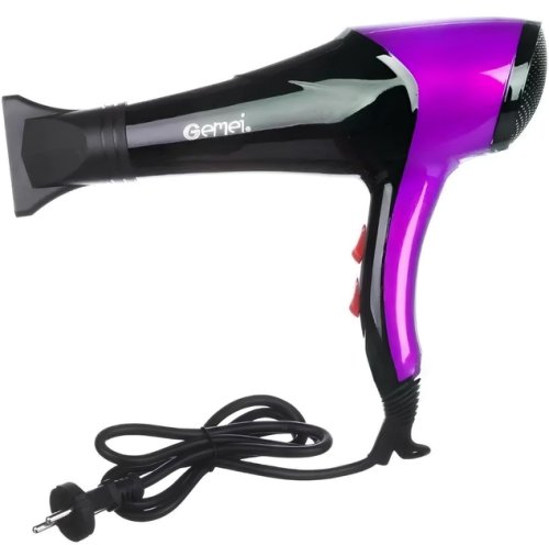 Фен для волосся GEMEI GM-1766 2.6 кВт AC — потужний професійний сушарка для укладки