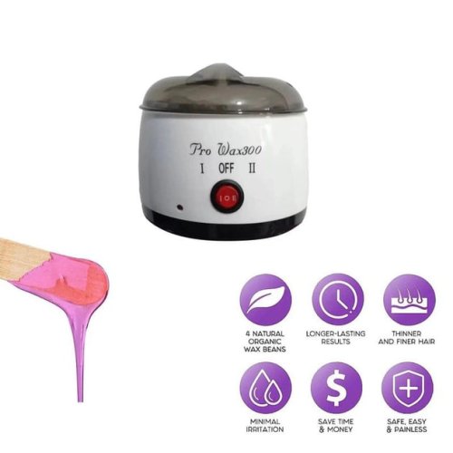 Воскоплав Pro-Wax 300 для банок, апарат для гарячої депіляції вдома та в салоні