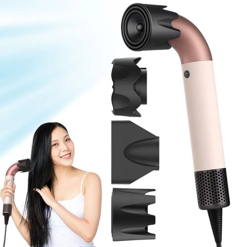 Компактний фен для волосся HD-20: сушіння й укладання, 6 насадок