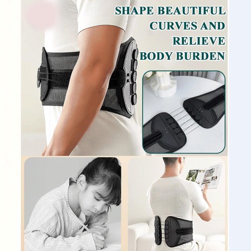 Корсет для попереку з системою точної фіксації, універсальний підтримуючий пояс