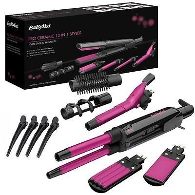 Мультистайлер для укладки волосся 12в1 Umate Pro Ceramic, багатофункціональний керамічний стайлер