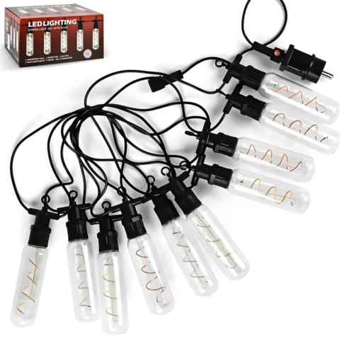 Вулична LED-гірлянда SFK-48 220V з подовженими спіральними лампами