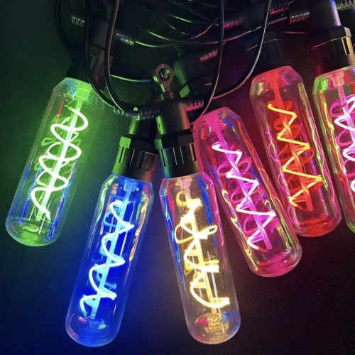 Вулична LED-гірлянда SFK-48 220V з подовженими спіральними лампами