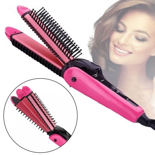 Трійні щипці-утюжок 3в1 MS-4906, 25W для укладки волосся щодня