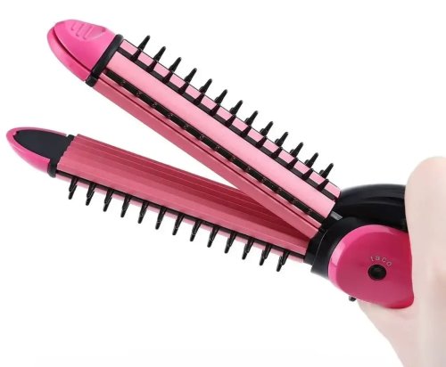 Трійні щипці-утюжок 3в1 MS-4906, 25W для укладки волосся щодня