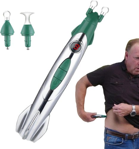 Портативний ручний імпульсний масажер Elite Massage Rocket для зняття болю