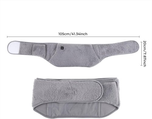 Електричний пояс-ремінь з підігрівом USB XL-1518 для попереку та грілка для рук