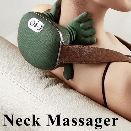 Електричний масажер Shoulders & Neck для шиї, плечей і спини з підігрівом, професійний