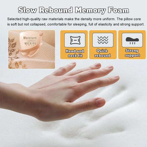 Масажна подушка для шиї Pillow 5561 з підігрівом для сну та підтримки шийного відділу