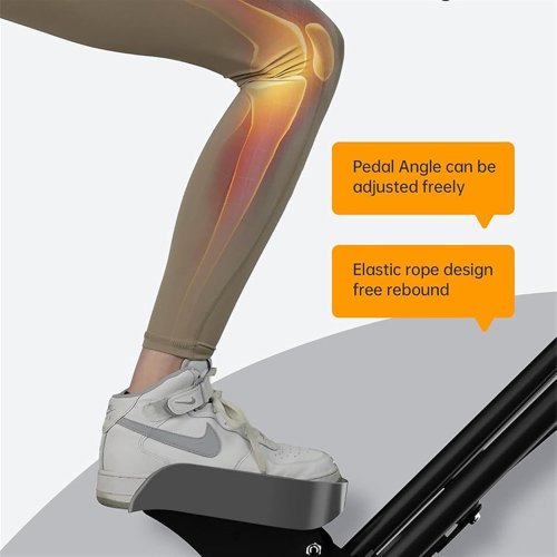 Посилений сталевий степпер для дому, чорний — кардіотренажер для ніг і сідниць