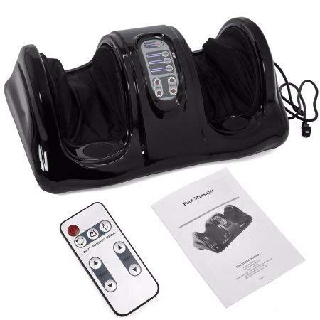 Електромасажер для стоп і литок Shiatsu Foot Massager, роликовий, з пультом керування