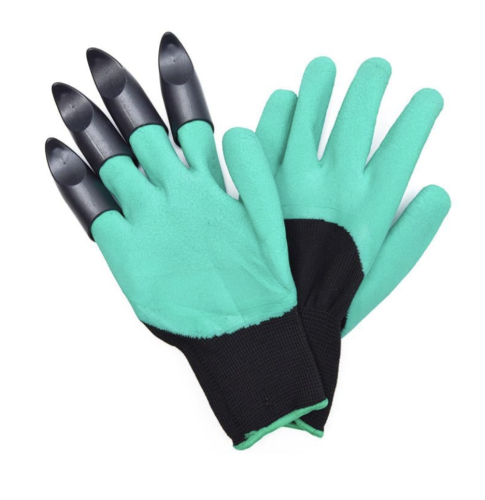 Садові рукавички з кігтями Garden Gloves LY-557 — універсальний інструмент для городу