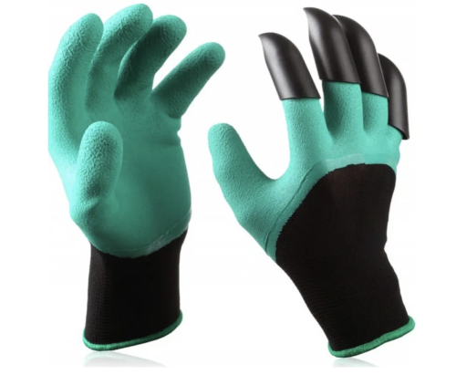 Садові рукавички з кігтями Garden Gloves LY-557 — універсальний інструмент для городу