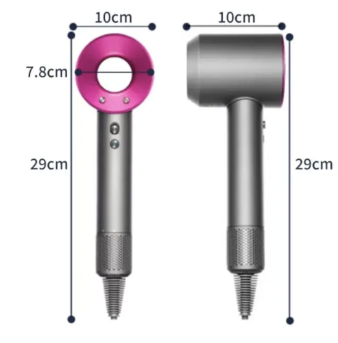 Легкий іонний фен для волосся Leafless Hair Dryer S238-1 для дому та салону