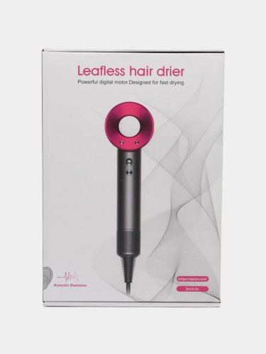 Легкий іонний фен для волосся Leafless Hair Dryer S238-1 для дому та салону