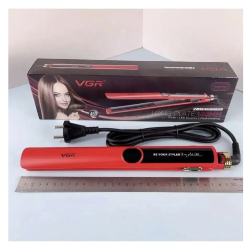 Щипці-випрямляч VGR V-518 з LED-дисплеєм, турмалінові пластини V-51