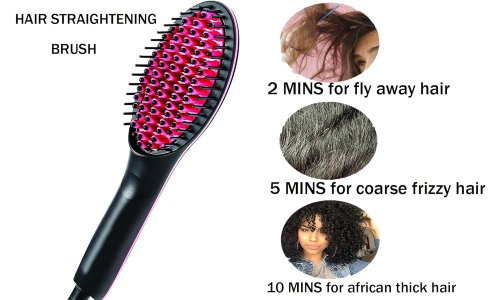 Щітка-випрямляч гребінець Straight Artifact HQT-906B з LED-дисплеєм