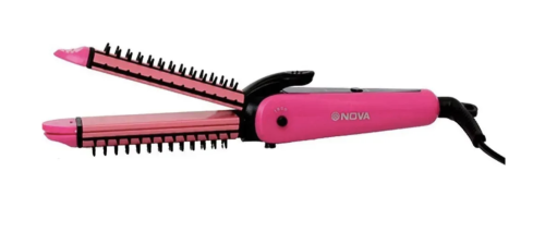 Багатофункціональний стайлер-утюжок Nova NHC-8890 3-в-1: випрямлення, гофре, локони